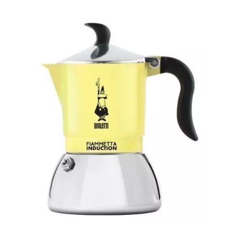 CAFETERA BIALETTI FIAMMETTA INDUCTION 2TZ AMARILLA